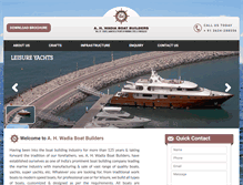 Tablet Screenshot of ahwadiaboat.com